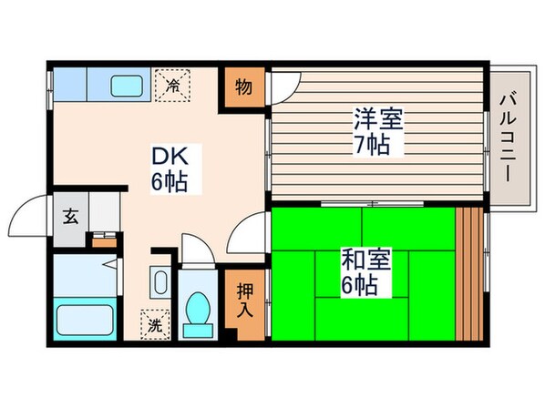 メイプルＹの物件間取画像